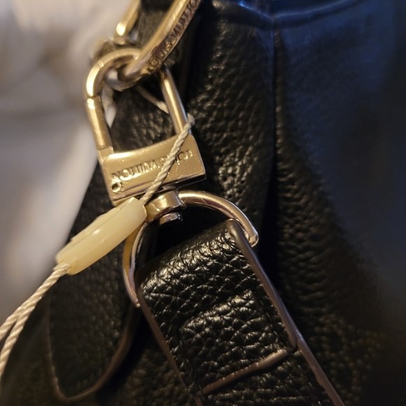 LOUIS VUITTON black Mahina leather BABYLONE CHAIN BB Shoulder Bag - Picture 8 of 10